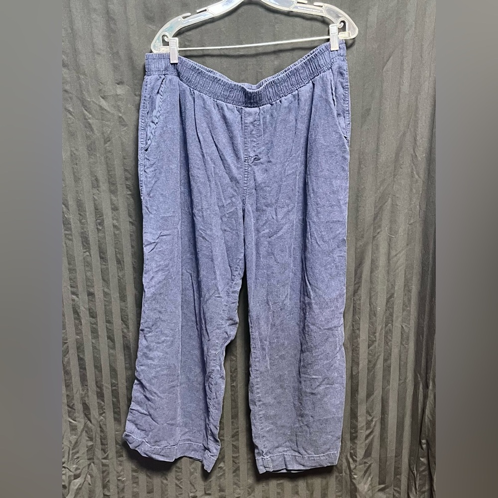 Plus size, navy, Briggs pants